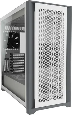 Obrázek produktu pro Corsair iCUE 5000D RGB Airflow Mid-Tower True White - věž - ATX
