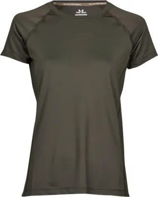 Image de Tee Jays 7021 | T-shirt de sport Cool-Dry pour femmes - Couleur : Deep Green - Taille : S