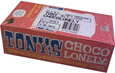 Produktbild von Tony's Chocolonely - Schokolade Tony Chocolonely Milk Bar 50gr | Stück 50 Gramm | 35 Stücke
