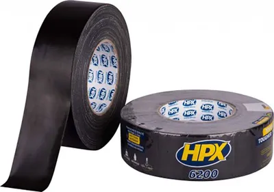 Immagine prodotto di Nastro in tessuto Motip 6200 nero 50 mm x 50 m