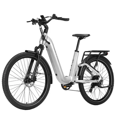 Zdjęcie produktu dla TTGO E-SUVO rower elektryczny dla dorosłych, akumulator 48 V 15 Ah, opony 27,5 cali, rower elektryczny miejski do dojazdów i codziennego użytku