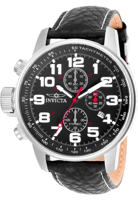 Produktbild von Invicta I-Force 2770 Herrenuhr - Quarzwerk - Edelstahl mit schwarzem Zifferblatt - 46 mm