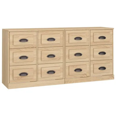 Produktbild von Sideboards 2 Stk. Sonoma-Eiche Holzwerkstoff