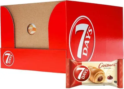 Produktbild von 7Days Croissant Kakao 10x60g