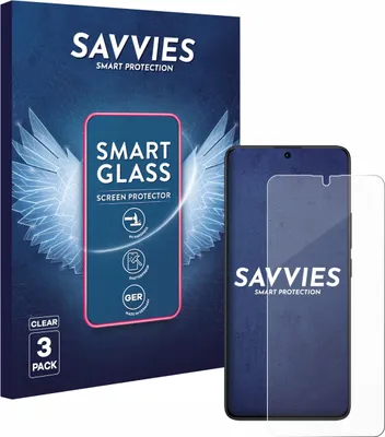 Produktbild von 3x Savvies Schutzglas Folie für Xiaomi Redmi Note 13 Pro 5G / 4G 9H Panzer Schutzfolie Glas Displayschutz klar transparent