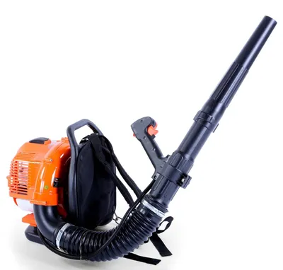 Imagen del producto de Mochila para desbrozadora de 33 cc, funciona con gasolina - Potencia: 900 W - Peso: 7,1 kg - Color: Naranja