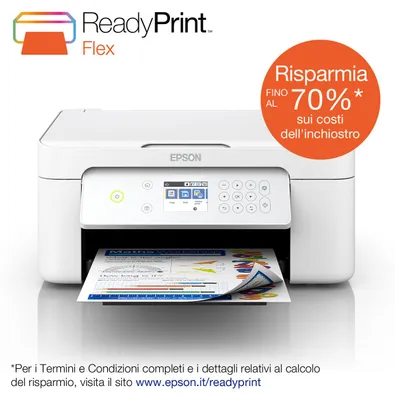 Produktbild von Epson Expression Home XP-4105, Tintenstrahl, Farbdruck, 5760 x 1440 DPI, A4, Direktdruck, Weiß