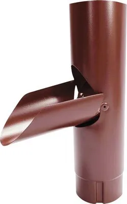 Obrázok produktu pre Odkvapový výpust do suda PRECIT 87 mm plechový 3009 oxidovaný červený