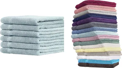 Produktbild von Texmaxx Handtücher Set Kollektion - 4er Badetücher Set 70 cm x 140 cm in mintgrün - 100% Baumwolle 700g/m²