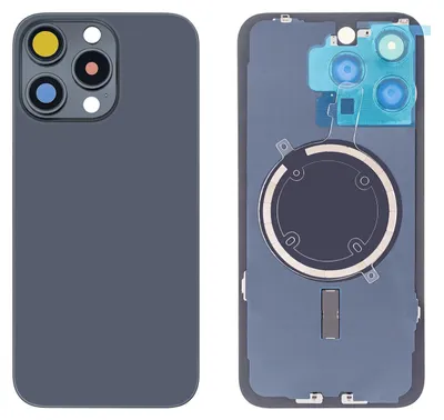 Produktbild von iPhone 15 Pro Max Backcover Titan Blau