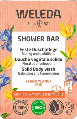 Produktbild von Weleda Shower Bar Ylang Ylang + Iris 75 g