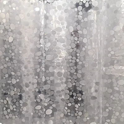 Immagine prodotto di INF Tenda da doccia in PVC con motivo a pois XXL