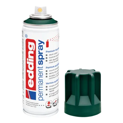 Produktbild von Edding Permanent Spray, 200 ml, Grün, Matte, Sprühdose