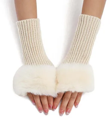 Productafbeelding van Omgoods - Zachte Vingerloze Handschoenen voor de Winter