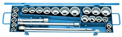 Produktbild von GEDORE D 32 EMAU-2 Steckschlüssel-Satz 3/4" 25-teilig UD-Profil mm+ZOLL, 6281310