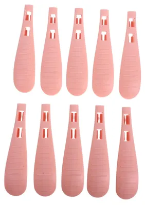 Schulterpolster für Kleiderbügel, 40 Stück, Antirutsch, rosa
