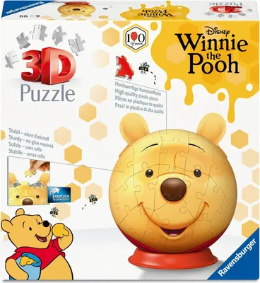 Produktbild von Puzzle-Ball Winnie Puuh mit Ohren Ravensburger 12008070