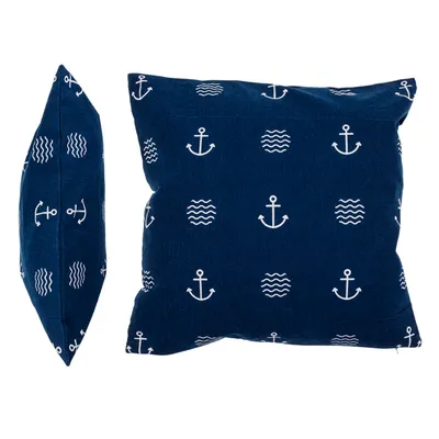 Produktbild von OOTB Blaues Deko-Kissen Modern Maritime