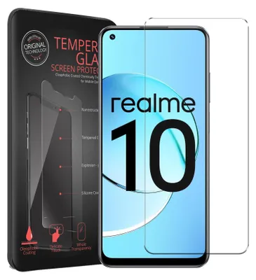 Immagine prodotto di 2x pellicola protettiva per Realme 10 4G telefono cellulare blindato protezione dello schermo in vetro