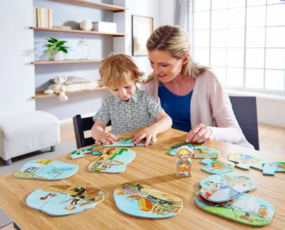Produktbild von 1,2, Puzzelei - Baustelle