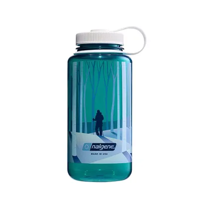 Produktbild von NALGENE Weithals Sustain Trinkflasche 1 Liter - Landscape Forest