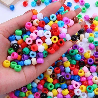 Produktbild von Famanu Ponykralen mehrfarbig - 3500 Stück für DIY Schmuckprojekte