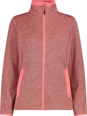 Produktbild von CMP Damen Fleecejacke mit Knit Tech Jacquard pink 40