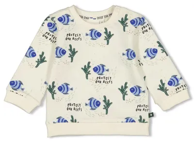 Produktbild von Feetje Baby-Jungen Sweater AOP - Protect Our Reefs, Natur, 68