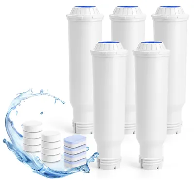 Wasserfilterset 5 Ersatzfilter + 4 Entkalker + 8 Tabs