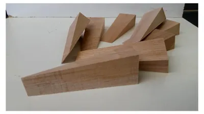 Produktbild von 10 Hartholzkeile 170x40x20 mm