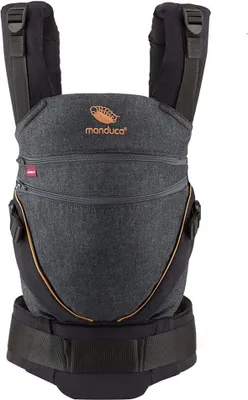 Produktbild von manduca Babytrage XT Baumwolle - Denimblack Toffee
