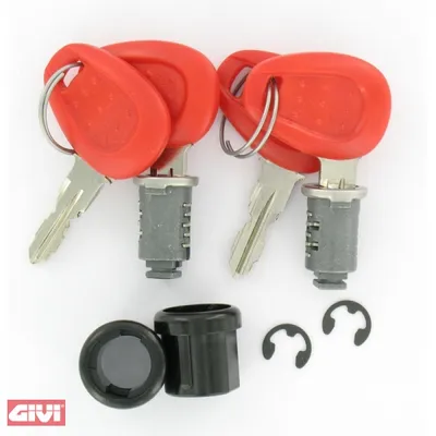 Immagine prodotto di Set di serrature Givi con chiave uguale per il bauletto