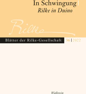 Produktbild von In Schwingung. Rilke in Duino