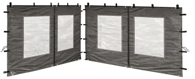 Immagine prodotto di Set di 2 pareti laterali con finestra per gazebo di 3x4 metri