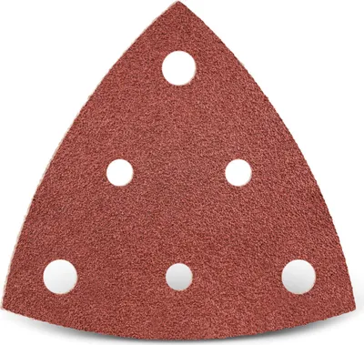 Produktbild von MENZER Red Klett-Schleifblätter, 82 mm, 6-Loch, f. Deltaschleifer, Normalkorund (25 Stk.) K36