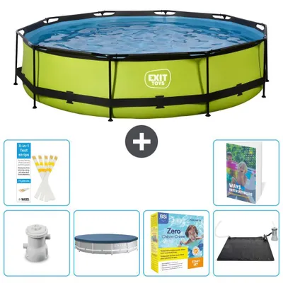 Imagen del producto de Conjunto de piscina para exteriores - 360x76 cm - 5 piezas - Modelo S234