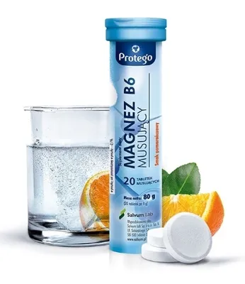 Obrázok produktu pre Protego Magnez B6 Musujące, 20 tabletek musujących