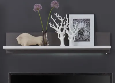 Produktbild von Wandboard Hängeregal Schweberegal Wandregal Bücherregal Regal "Trento I" ohne Beleuchtung