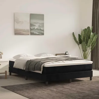 Image de Matelas de poche, Noir, 140X210X20 Cm, velours Lumarko !