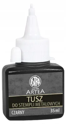 Image de Encre pour tampons métalliques 35 ml Astra noir