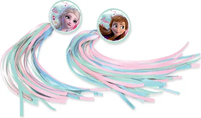 Obrázok produktu pre Stužka na bicykel Frozen 2 - Ozdobné pásky na riadidlá, 21 cm