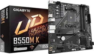 Immagine prodotto di Gigabyte B550M K 1.0 motherboard AMD B550 Socket AM4 micro ATX