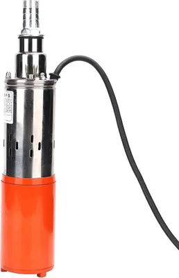 Image de Pompe à vis 1'' 12 V 1,2 m 30 m CC Pompe à eau submersible haute performance en acier inoxydable moulé