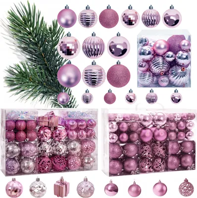 Produktbild von Tutumi Set Weihnachtsschmuck 208Szt Gold Black