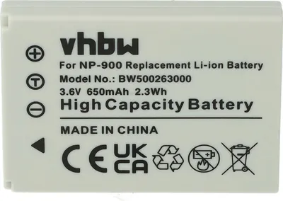Produktbild von vhbw Akku kompatibel mit Medion Life P42012 Kamera (650 mAh, 3,6 V, Li-Ion)