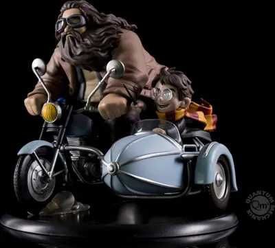 Produktbild von Quantum Mechanix Harry Potter & Rubeus Hagrid Q-Fig MAX Diorama Statue 15 cm QMXHP-0110
