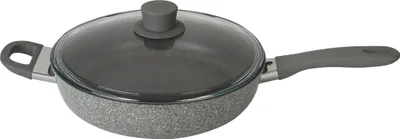 Produktbild von BALLARINI 75002-933-0, Rund, Schwenkpfanne, Grau, Granit, Aluminium, Thermo-Punkt