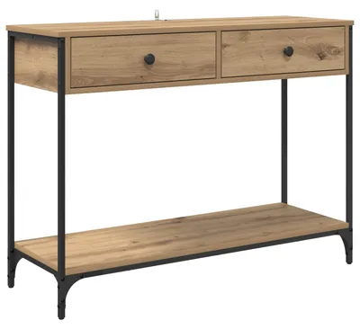 Zdjęcie produktu dla Konsola z szufladą Dąb rzemieślniczy 100 x 34,5 x 75 cm