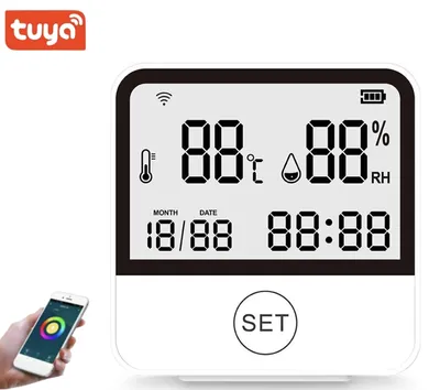 Produktbild von BOT Smart Temperatur- und Feuchtigkeitssensor WiFi STV2 Tuya