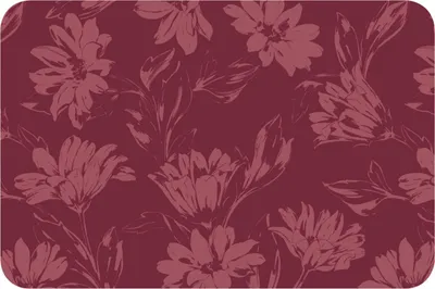 Produktbild von d-c-fix Tischset Rio Stella burgund, Rechteck, Rot, Muster, Blumenmuster, 290 mm, 440 mm